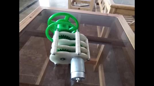PLASTIC BOTTLE STRIP CUTTER (GEAR BOX) PART 1