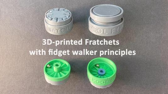 Fratchets: magnetic ratchets without springs