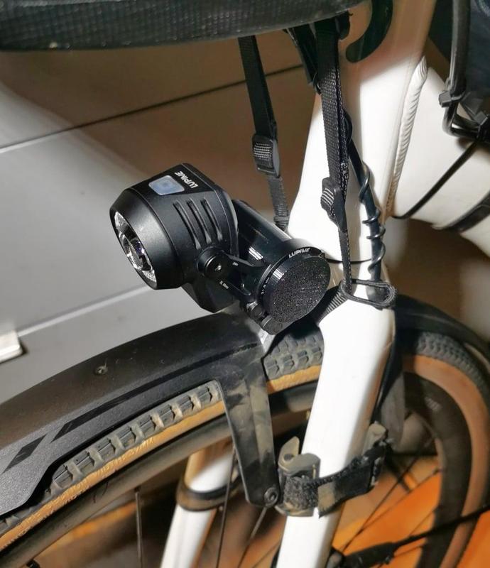 Lampenhalter Universal Lupine Mono Gabel Lampe Bikepacking 