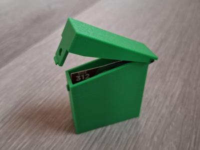 Hearing aid battery case