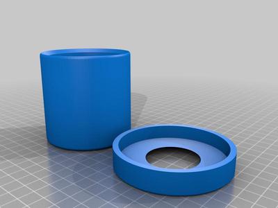 Water pot for paints or container (seams like a Mario tube)