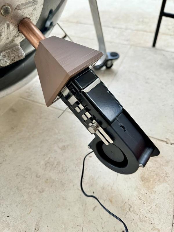 FireBoard Drive Blower Adapter to Weber Smokey Mountain