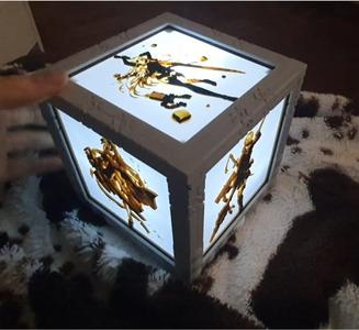 Lampara cubo sin cables