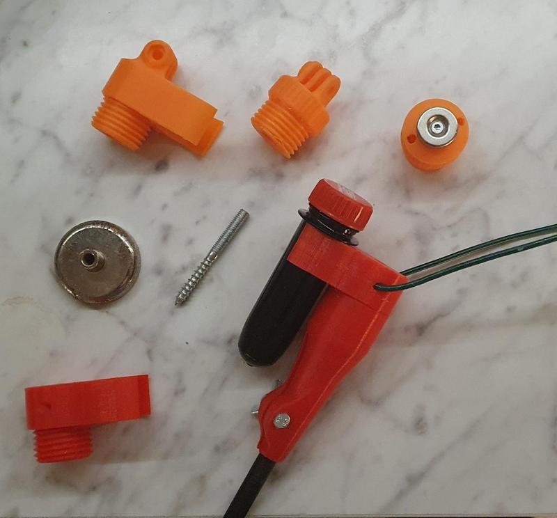 Geocaching fishing tools for telescopic rod