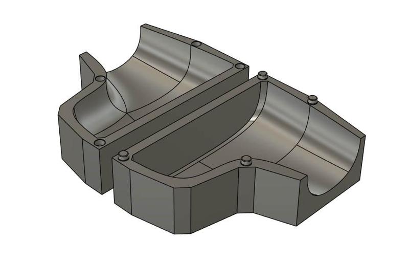 Gnome boot shaped molding