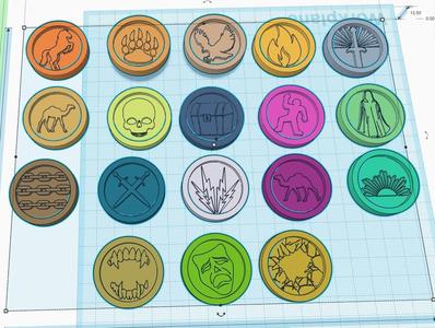 Status effect tokens for MESBG