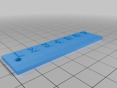 Small ruler (cm)