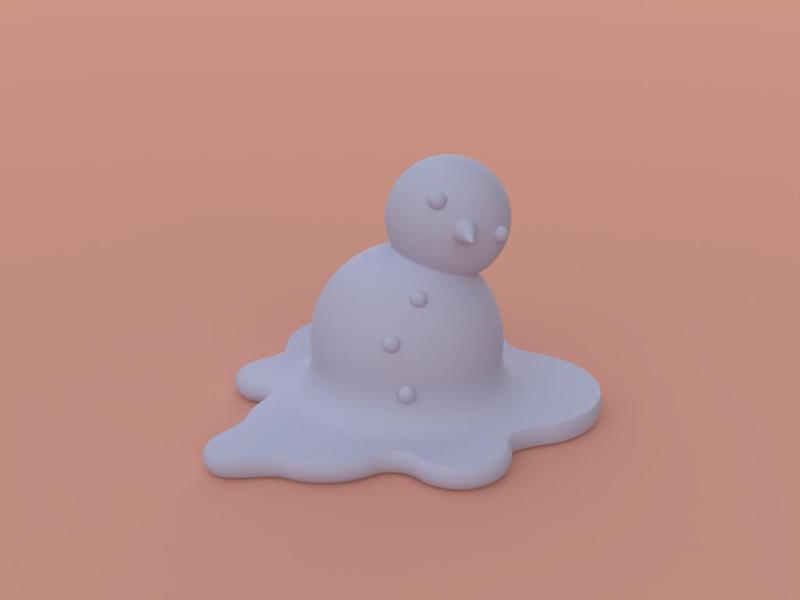 melty snowman!