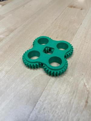 Fidget 4 double helical gear