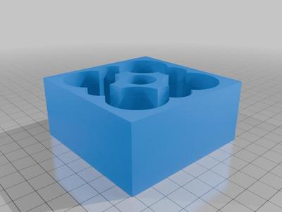 Compact rack for 15 ml and 50 ml centrifuge tubes