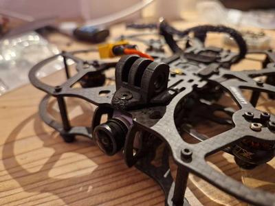 qav 2.5" gopro mount -Lumenier QAV-PRO Micro Whoop