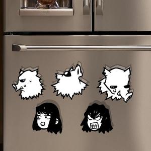Demon Slayer Inosuke Hashibira Magnet | Decoration For Whiteboard, Refrigerator, Locker, Cabinet | Home & Kitchen Essential, Classroom Office Supplies | Anime Gifts and Collectibles