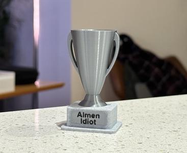 Simple Trophy with Base (No Supports needed)