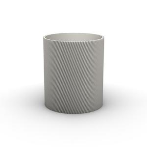 Vase / Penholder knurled minimalistic