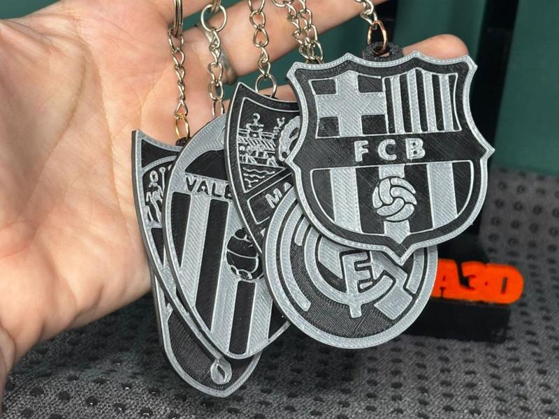 Spain Soccer Keychain Pack