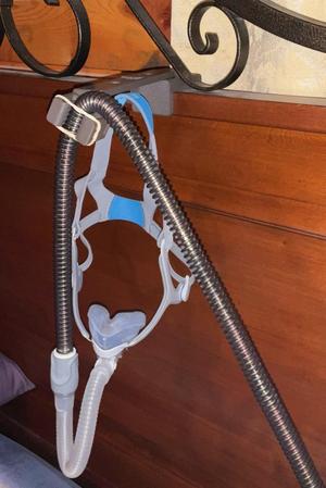 Bed Frame Clamp 52mm (remix of CPAP headboard clamp - swivel option)