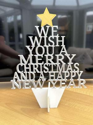 Christmas Message Tree