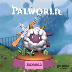 LAMBALL the cute sheep from PALWORLD Universe
