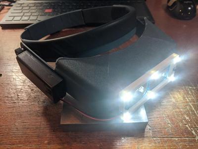 Optivisor Magnifier LED Light