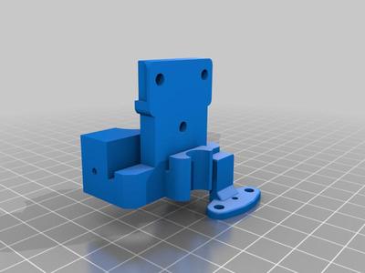 Bltouch mount for Sapphire PLUS E3D Volcano Hotend Mount