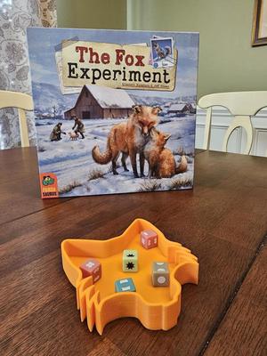 Dice Tray for The Fox Experiment Board Game