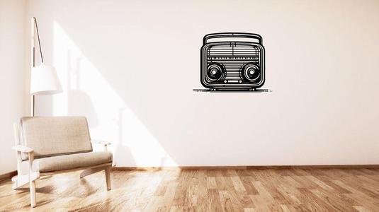 Radio wall decoration