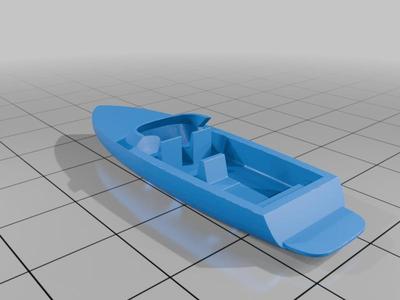 mini speed boats and dock