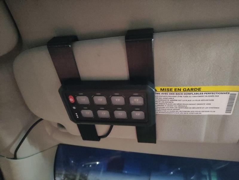 Colight AUX switch panel sun visor bracket for Jeep Grand Cherokee WK2