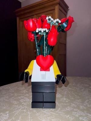 Vase LEGO pour Fleurs LEGO Valentine's day