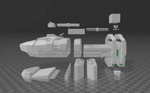 Starship Troopers Rodger Young Spaceship