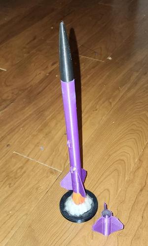 Maverick 2-stage 13mm model rocket