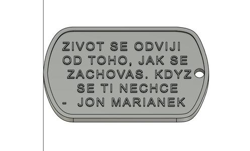 ZSOOTJSZKSTN Dog Tag 