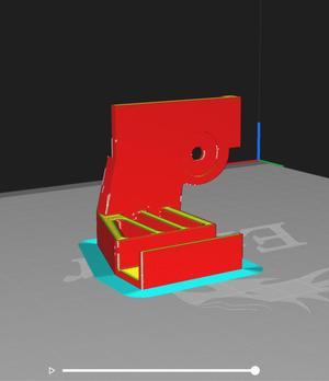 Ender 3 V2 Brush X-axis Mount