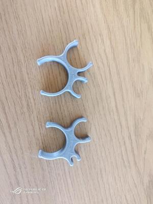 Clip for storing 3 part beach fishing rod