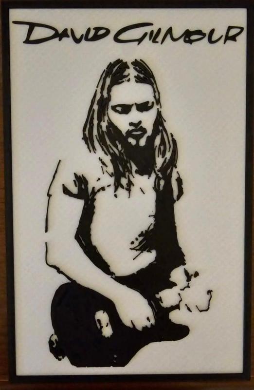 David Gilmour Silhouette Sign