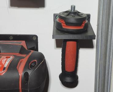 M18 grinder handle mount