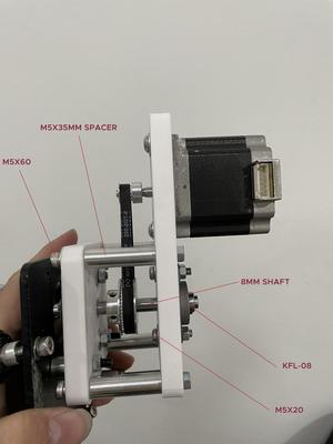 Nema 23 Stepper Motor Drive Reduction/Gearbox/Belt Reducer
