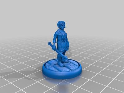 Rock Gnome with Base