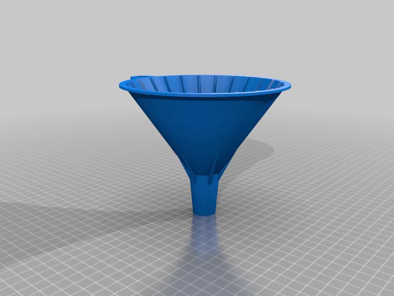 RIBBED FUNNEL FOR PAINT FILTER 