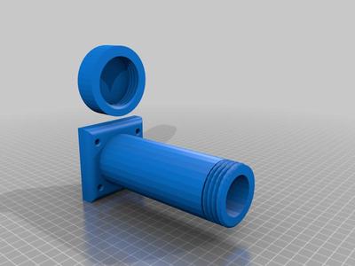 3KG Wall Spool Holder with screw on cap and 4 screw holes
