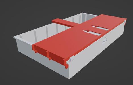 Tool Drawer, Tape-Mounted Under Table