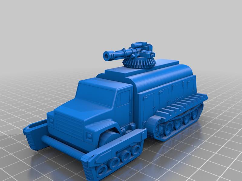 Big Oil Heavy Truck for Gaslands