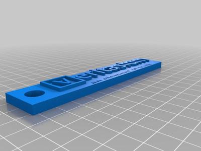 veritasium logo keychain