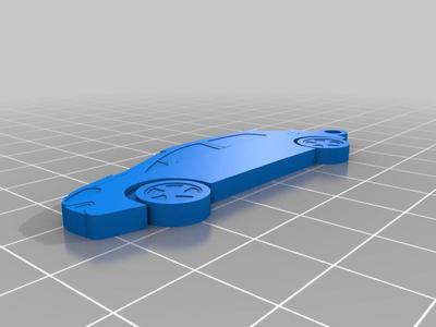 Fiat Punto 2014 - Keychain (Chaveiro) 