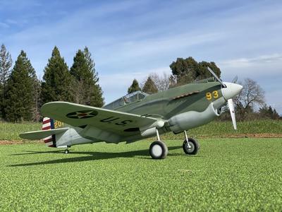 Infield Engineering Curtiss P-40C Spinner and Detail Parts