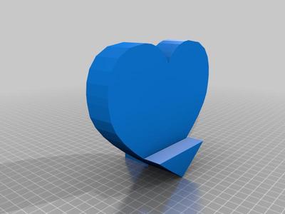 Hearty photo holder