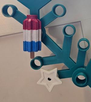 Bomb pop brick wreath