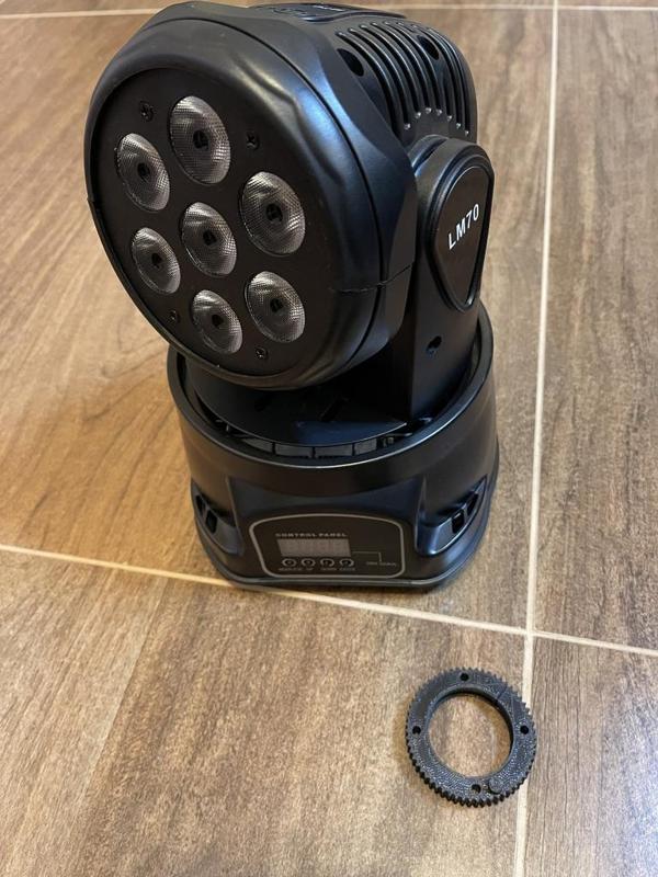 Mini DMX Moving Head Internal Gear