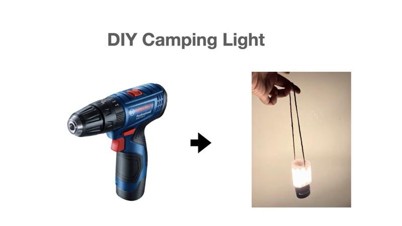 Bosch 12V Battery Camping Light