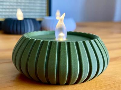 Stylish Tea Light Holder v4 - LED Tea lamp candle